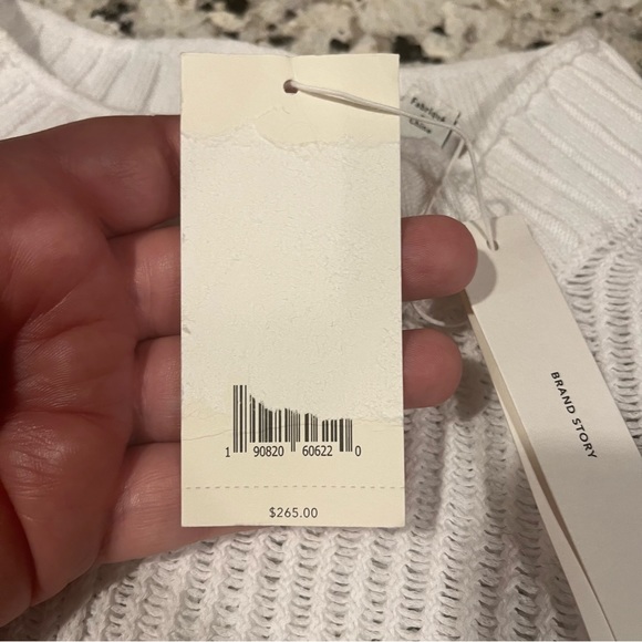 Vince Sweater Front Seam Open Knit Poncho Style Sweater NWT NEW XS - Picture 8 of 10